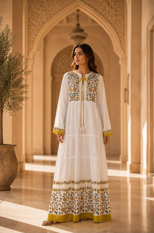 Mustard Yellow Kaftan