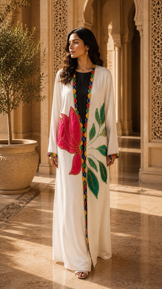 Floral Jacket Kaftan