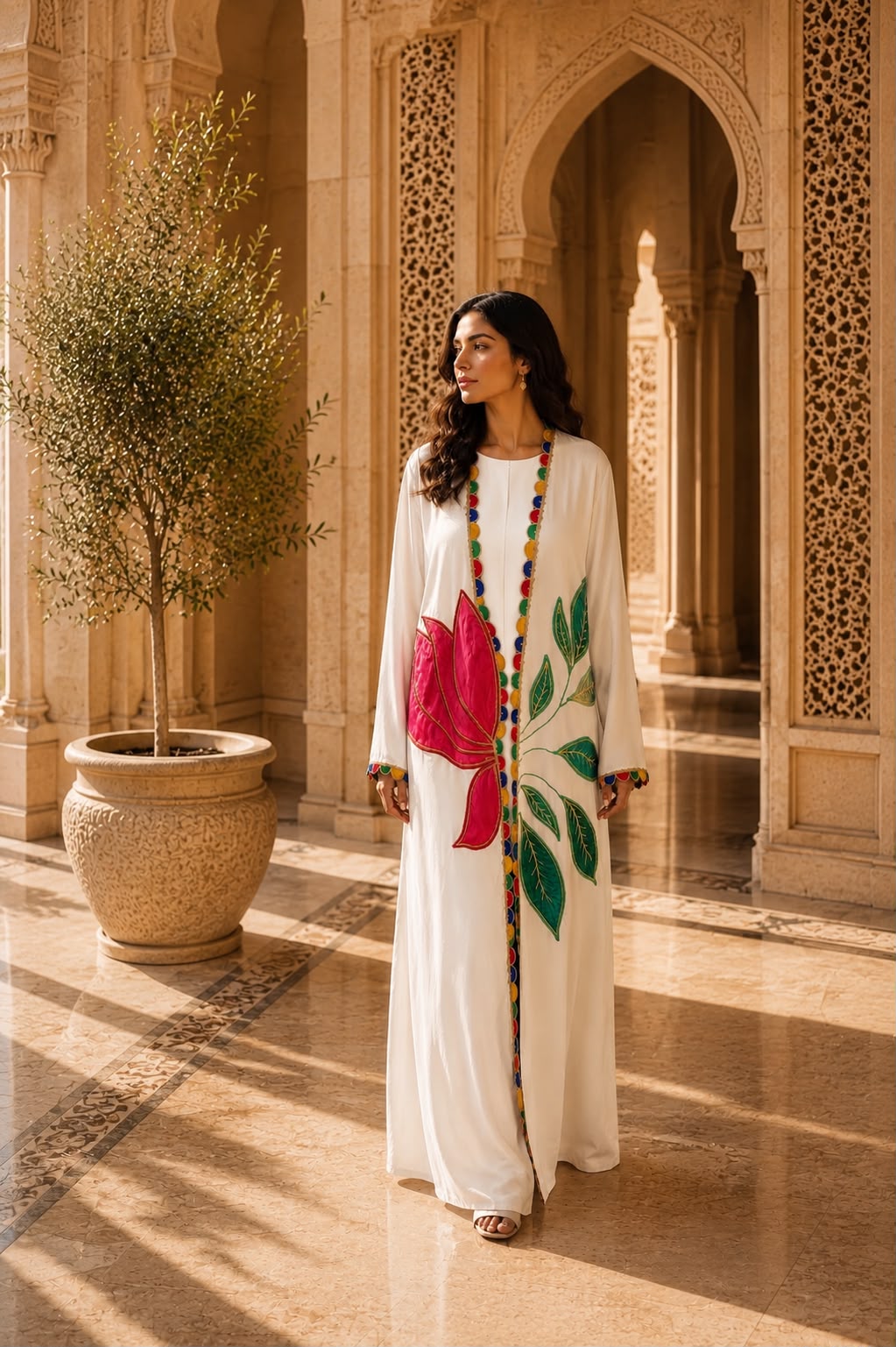 Floral Jacket Kaftan
